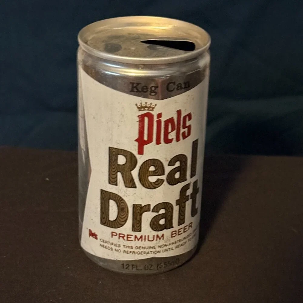Piels Real Draft  Vintage Keg Can